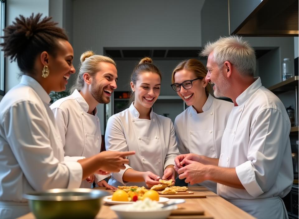 Edelweiss Hearth Team in der Küche Wien